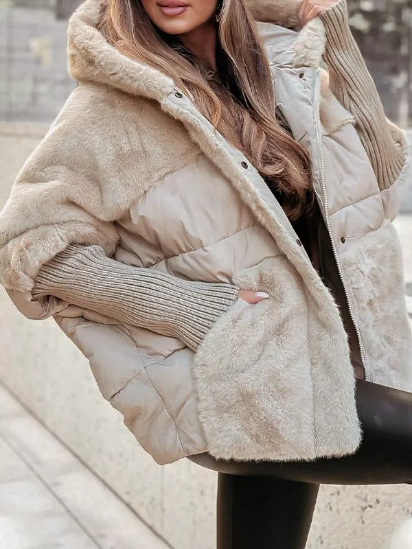 Winter Hooded Bomber Jacket