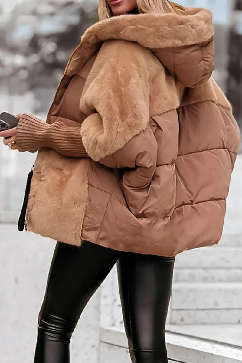 Winter Hooded Bomber Jacket