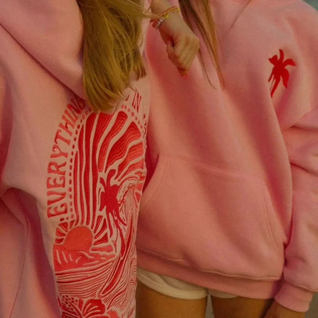 Sunset Palm Hoodie