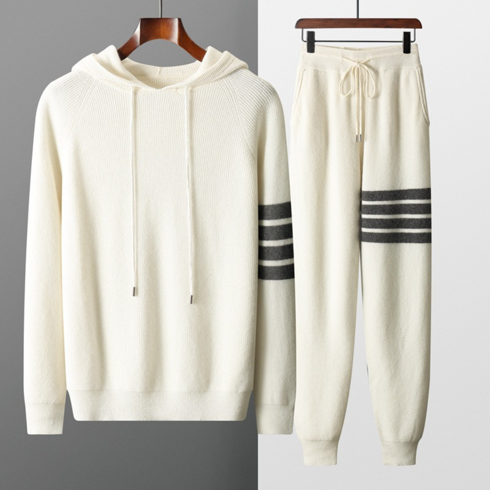 Milan Striped Knitwear Set