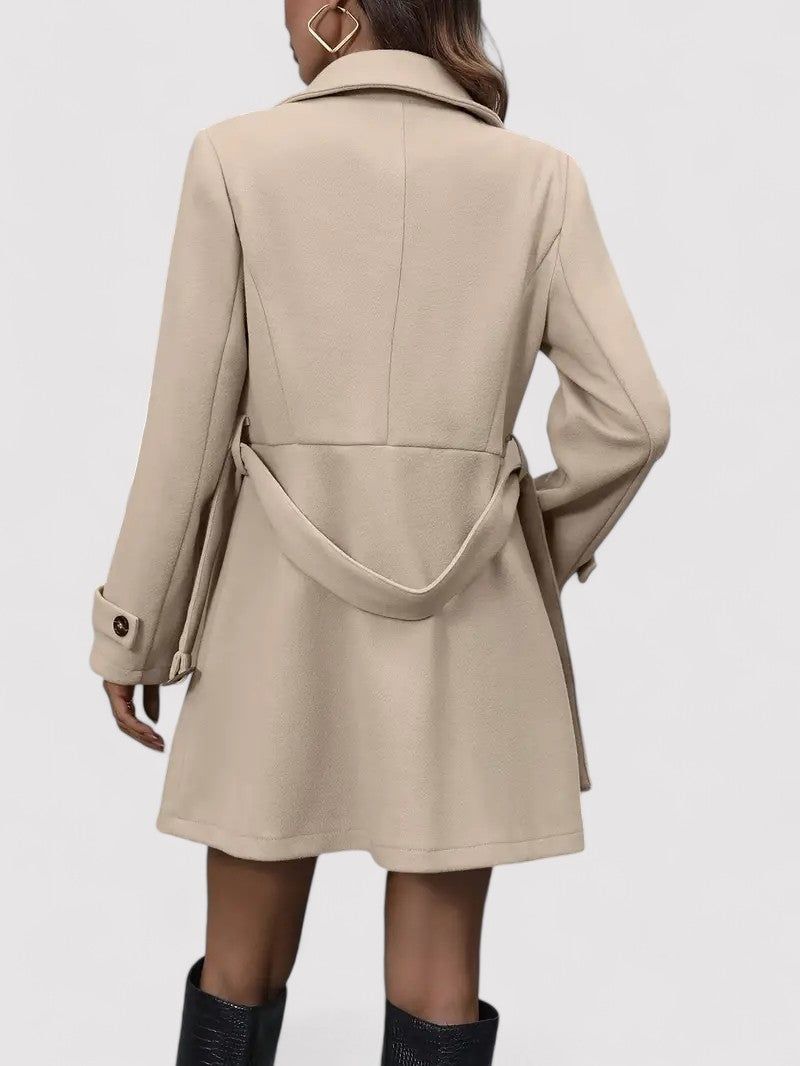 Valencia Double-Breasted Trench Coat