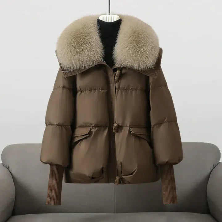 Victoria | Luxurious Fur Collar Winter Jacket