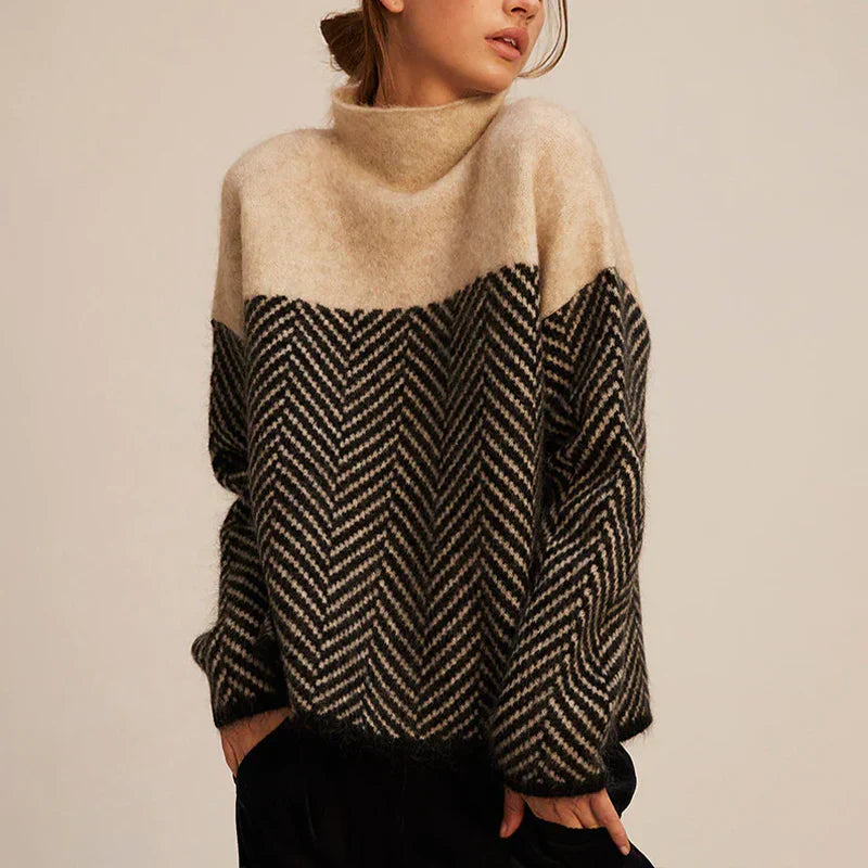 Sienna Knit Chevron Sweater