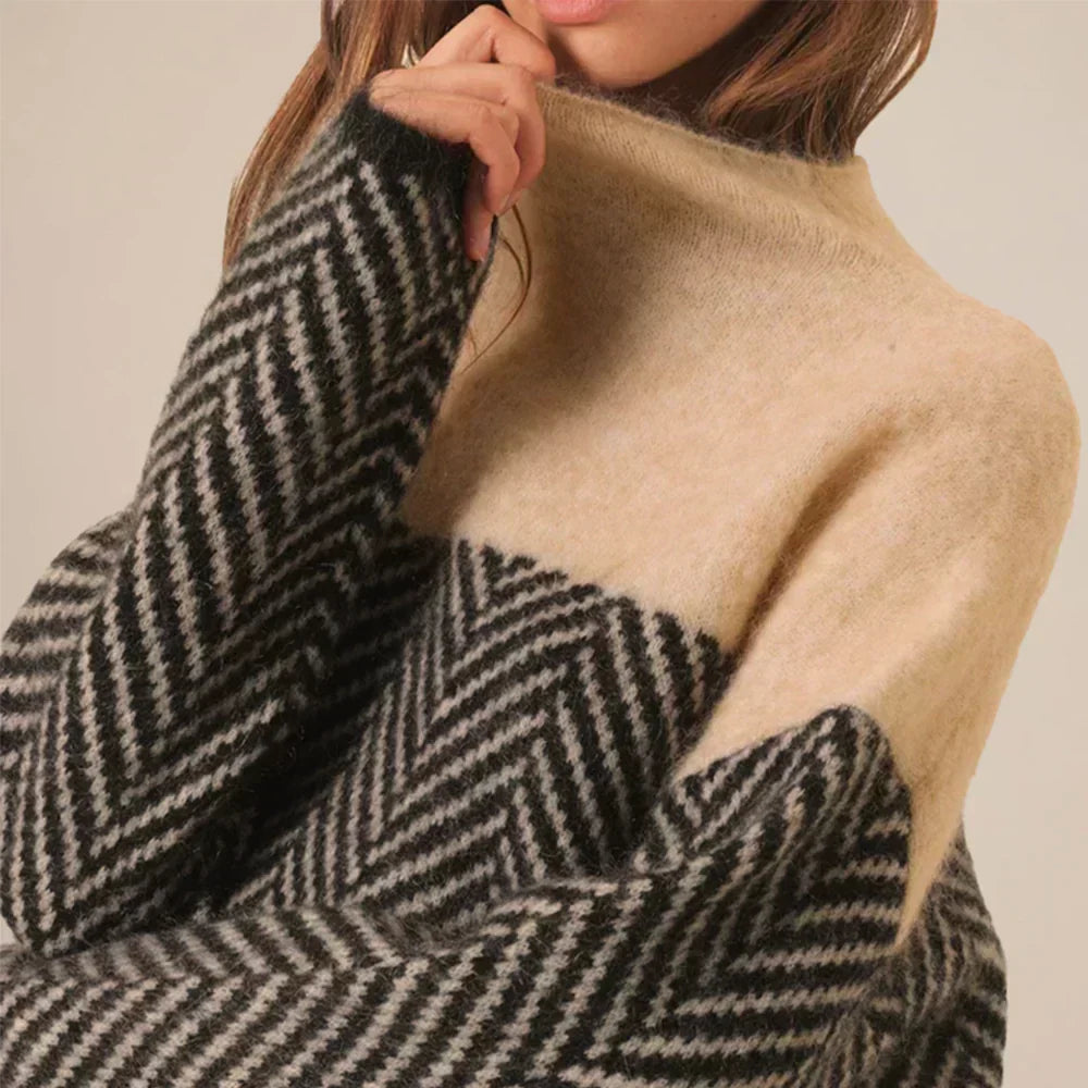 Sienna Knit Chevron Sweater