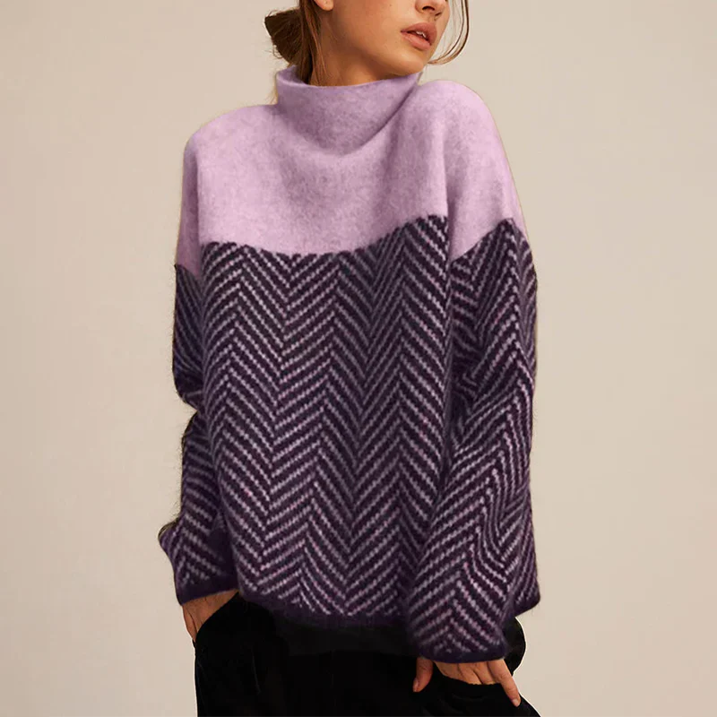 Sienna Knit Chevron Sweater