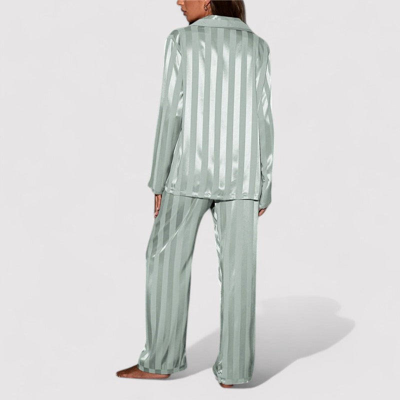 Noir Stylish Silk Pyjamas