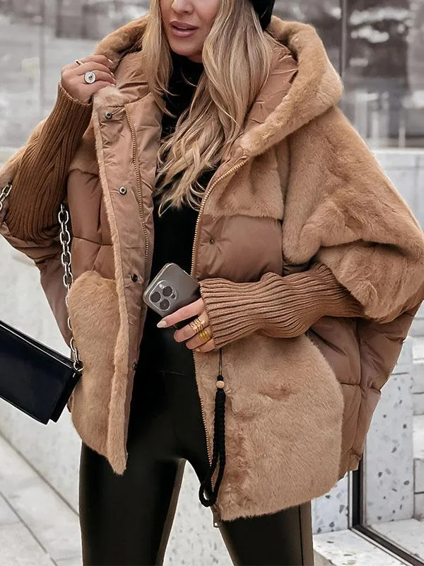 Winter Hooded Bomber Jacket